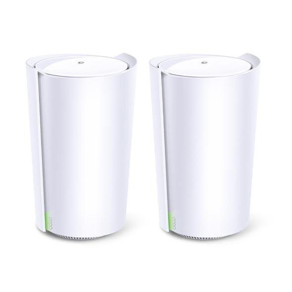 TP-Link Deco X90(2-pack) AX6600 Whole Home Mesh Wi-Fi System (WIFI6), 4-6 Bedroom Home, WPA3, TP-Link Homecare, OFDMA, MU-MIMO - Connected Technologies