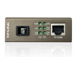 TP-Link MC112CS Media Converter SC WDM Monomodo Simplex 10/100Mbps RJ45 to 100M single-mode SC fiber Tx:1310nm Rx:1550nm up to 20km (LS) - Connected Technologies