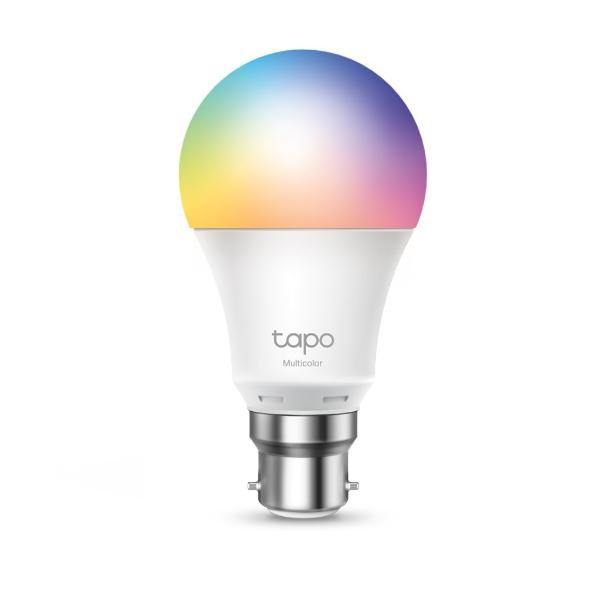 TP-Link Tapo L530B Smart Wi-Fi Light Bulb, Bayonet Fitting, Multicolour (B22 / E27), No Hub Required, Voice Control, Schedule & Timer, 60W - Connected Technologies