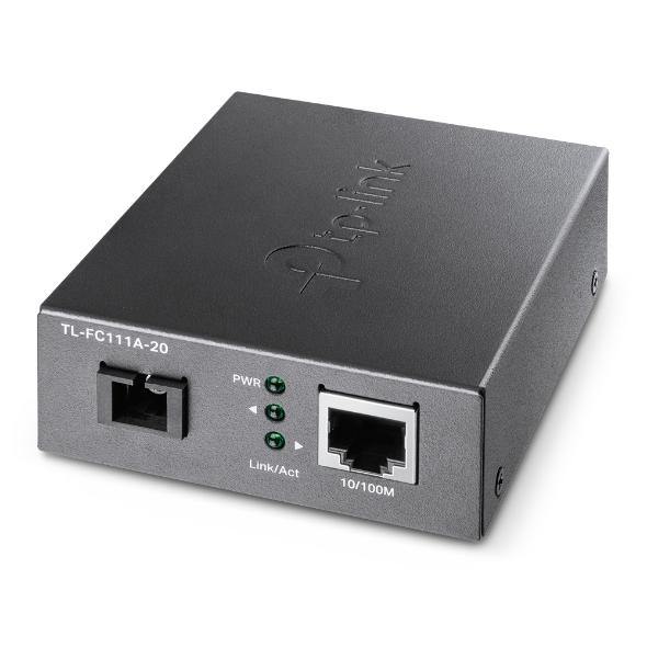 TP-Link TL-FC111A-20 10/100 Mbps WDM Media Converter - IEEE 802.3u 1550nm 20KM (Compatible with TL-FC111B-20) - Connected Technologies
