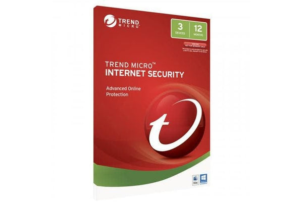 Trend Micro Internet Security (1-3 Devices) 1Yr Subscription