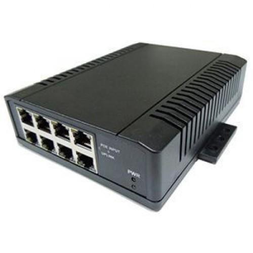 Tycon Power TP-SW8-NC 8 Port 10/100 Univolt POE Switch