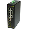 Tycon Power TP-SW8G-2SFP Managed Industrial 10 Port PoE+ Switch