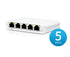 Ubiquiti USW Flex Mini - 5 Port Managed, UniFi, Layer 2 Gigabit Switch - 1x PoE Input - 5 Pack - No PSU - Connected Technologies