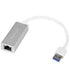 USB 3 to Gigabit Network Adapter -Silver