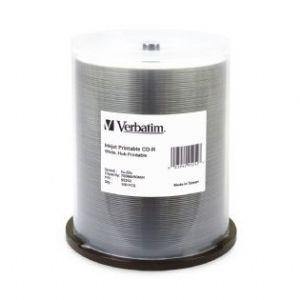 Verbatim CD-R 700MB 100Pk White Wide InkJet 52x - Connected Technologies