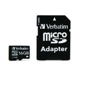 Verbatim Micro SDHC 16GB (Class 10) with