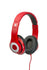 Verbatim’s Over-Ear Stereo Headset - Red Headphones - Ideal 