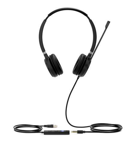 Wideband Noise Cancelling Headset, USB, Stereo - Connected Technologies