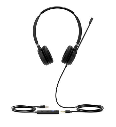 Wideband Noise Cancelling Headset, USB, Stereo